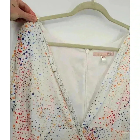 Hutch Women's Plus Size 20W Multi Color Heart Hi-Low V-Neck Dress Anthropologie - Picture 12 of 13